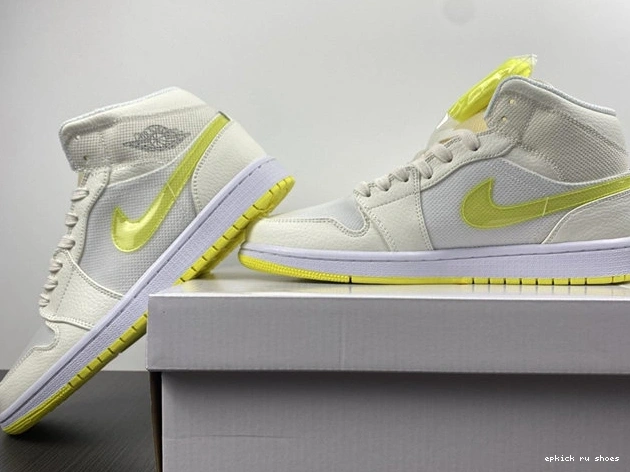 Rep Jordan1 Mid QuickDry DB2822- 3710 Voltage SE Yellow 1028